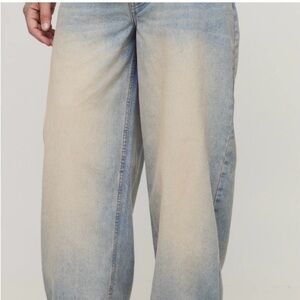 Boohooman oversized jeans with tags